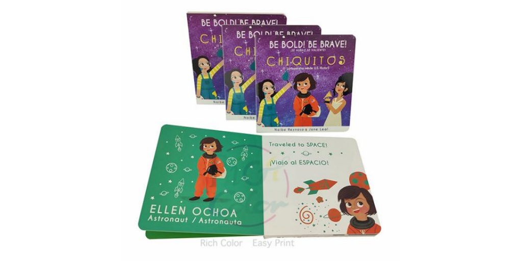 안전한 거울이 있는 접이식 보드북: 아기를 위한 새로운 장난감